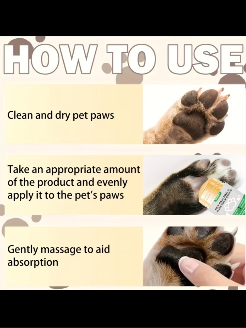 Rozino NIB Pet Paw & Nose Balm Cream - 40grams - Picture 4 of 7